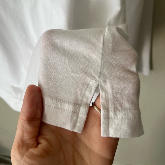 ALO Yoga Activewear Triumph Long Sleeve Tshirt in White Mens Size XL - Picture 8 of 13